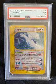 Carta Pokemon Aquapolis Lugia Holo ENG PSA 1