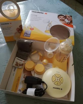 Tiralatte Medela Swing + accessori