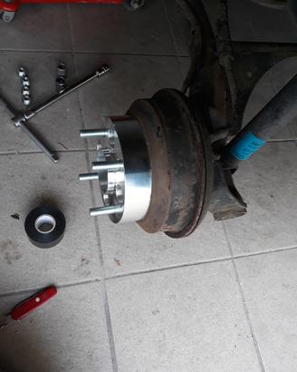 distanziali ruota in ergal per ford 4 fori
