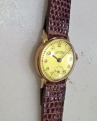 Orologio Certina da donna in oro 18kt meccanico