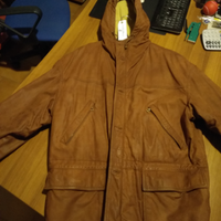 Giaccone pelle camoscio uomo