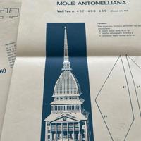 Disegno su carta per traforo "Mole Antoneliana".