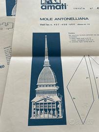 Disegno su carta per traforo "Mole Antoneliana".