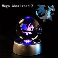 🔮 Pokémon 3D Crystal Ball Figure Mega Charizard X