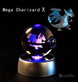 🔮 Pokémon 3D Crystal Ball Figure Mega Charizard X