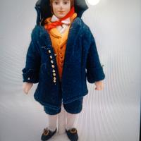 Bambola vintage con costume Regionale Calabria 