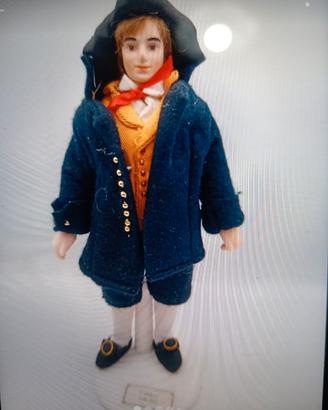 Bambola vintage con costume Regionale Calabria 