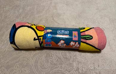 Telo mare Smurfs Puffetta nuovo 70x140 cm