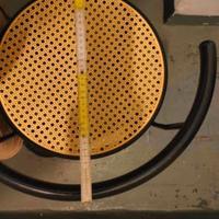 Kit N° 2 Sgabelli  alti in metallo nero.