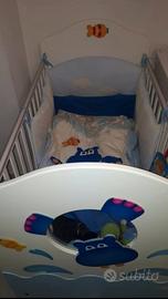 Lettino con sponde Azur Ippopotamo con oblò