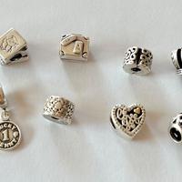 Set 10 Ciondoli Pandora argento