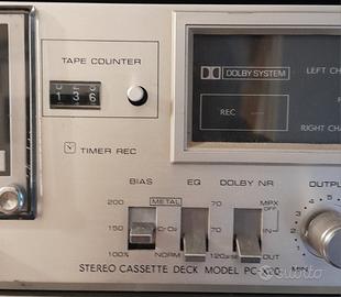 Piastra cassette Toshiba PC-X20 FUNZIONANTE TESTAB