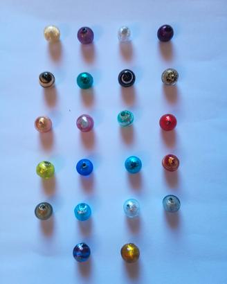 Perle in originale vetro di Murano 
