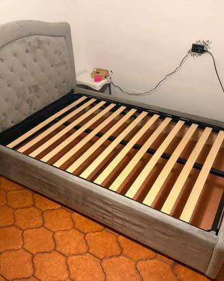 Letto contenitore con materasso