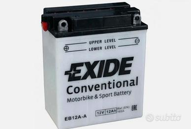 Battera Moto Exide EB12A-A YB12A-A 12v 12ah 165A N