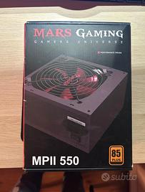 Alimentatore Mars Gaming MPII 550 – 550W 85 Plus