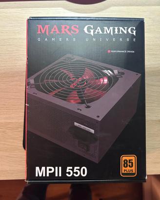 Alimentatore Mars Gaming MPII 550 – 550W 85 Plus