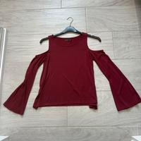 Top Bordeaux Bershka
