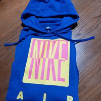 felpa Nike Air blu cotone 