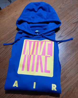 felpa Nike Air blu cotone 