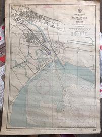 Monfalcone carta nautica militare yugoslava  1958