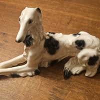 Ceramica Levriero Russo o Borzoi 1920 circa