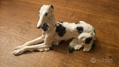 Ceramica Levriero Russo o Borzoi 1920 circa