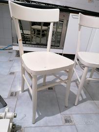 sedie n 3 in legno vintage. 