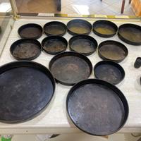 Teglie professionali per pizze e biscotti