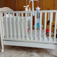 Lettino e settimino con bagnetto
