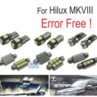 KIT 8 LAMPADE LED INTERNE TOYOTA HILUX MK8 MKVIII 