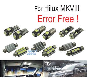 KIT 8 LAMPADE LED INTERNE TOYOTA HILUX MK8 MKVIII 