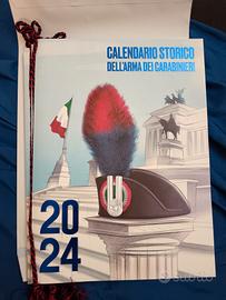 Calendario storico Arma dei Carabinieri anno 2024