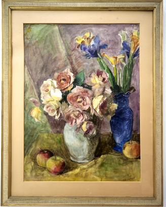 PERUZZI Cesare acquarello 64 X 82 con vetro