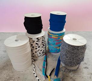 Lotto 6 rocche fettuccia per borse