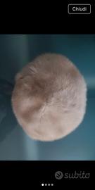 cappello pelliccia visone