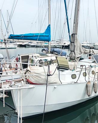Barca a vela cutter in ferro Foschi natante