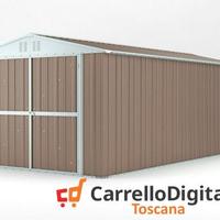 Box garage auto in Acciaio 327x611 19mq tortora