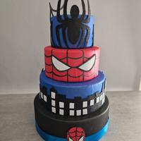 torta scenografica spiderman