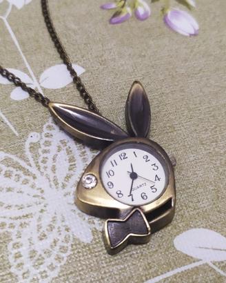 Collana OROLOGIO Logo PLAYBOY da Collezione