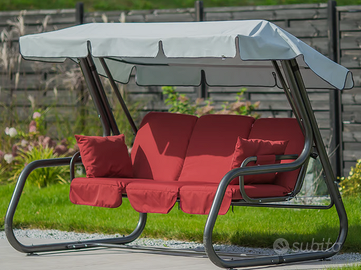 cuscini dondolo giardino mis. 180*55cm spessore10
