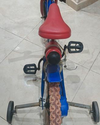 bici spiderman bambino 4/6 anni 