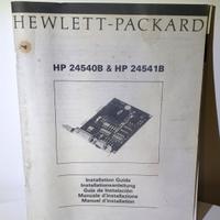 Manuale Vintage HP 24540B & HP 24541B (1987/1991)
