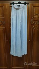 Pantalone palazzo plissettato