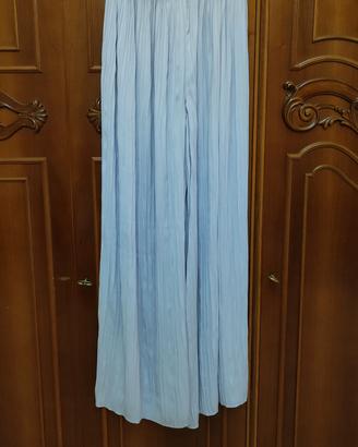 Pantalone palazzo plissettato