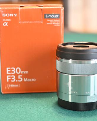 Sony 30mm f 3.5 Macro E-Mount