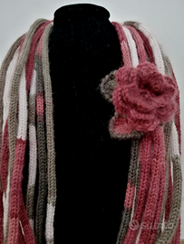 Collana-scaldacollo-nuova-elementi all'uncinetto