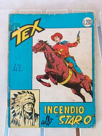Tex numero 42 simil spillato incendio allo star o
