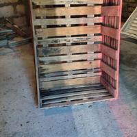 CASSONE GRANDE DI LEGNO MOLTO ROBUSTO ANTICO