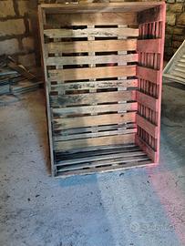 CASSONE GRANDE DI LEGNO MOLTO ROBUSTO ANTICO